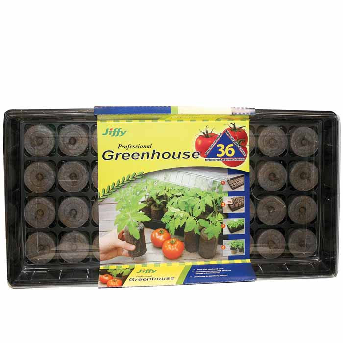 Jiffy Greenhouse 36 ct Super Size Pellet Kit Harris Seeds