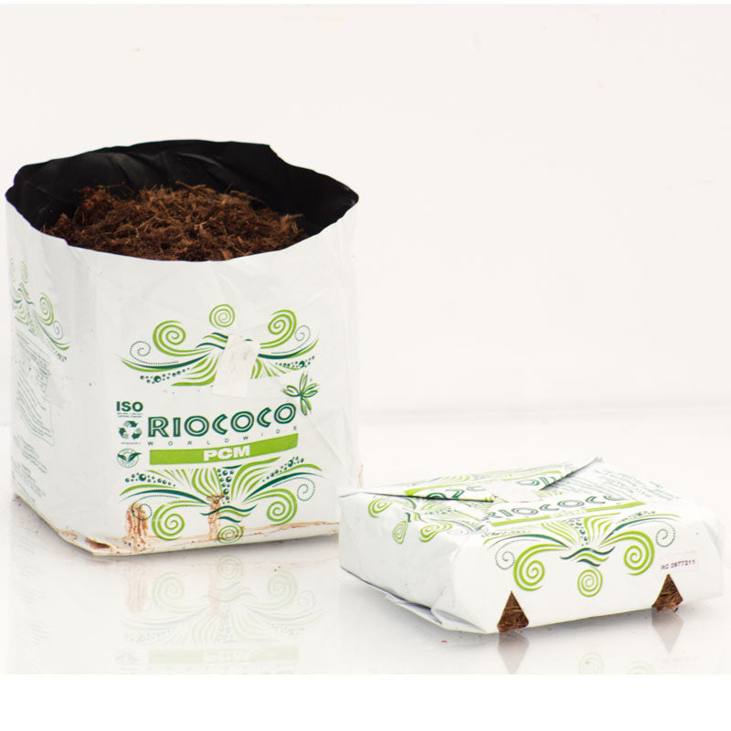 Riococo Open Top Coir Grow Bags 1 Gallon