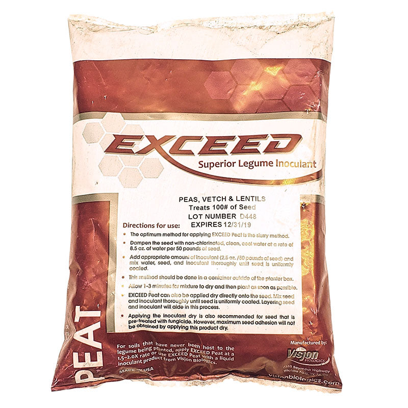 Exceed Pea, Vetch and Lentils Organic Inoculant 5 oz.